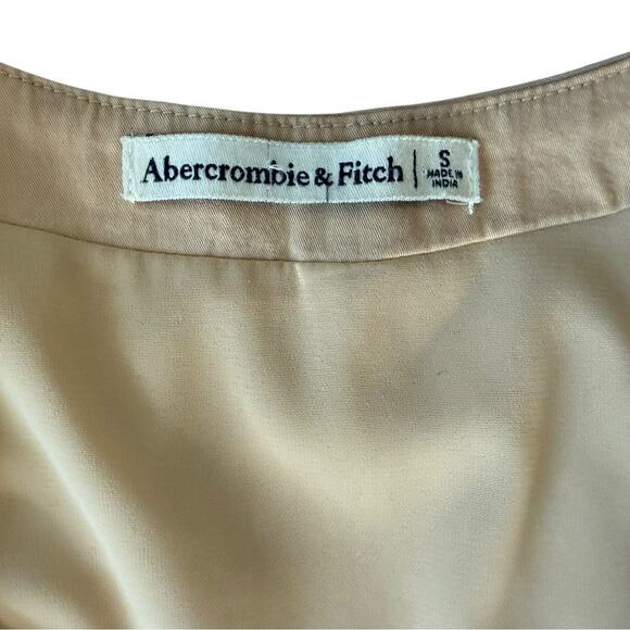 Abercrombie & Fitch Vest Top & Cargo Mini Skirt Set Pockets Size Small Tan Khaki - Picture 8 of 13